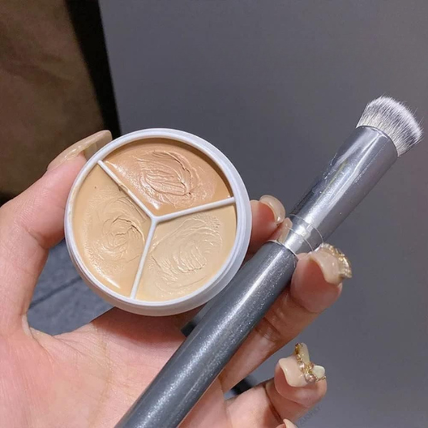 Tredobbelt tone Concealer – Naturlig Dækning med Forfriskende Friskhed Makeup & Skønhed Legetøj Tech Butik