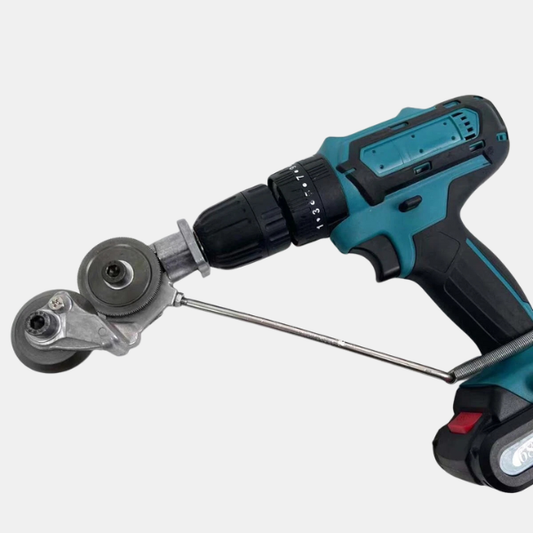 Elektrisk Borebits Adapter Til Metalskiver – Skarpe Saks Og Stanseværktøj Til Stål Og Legering Tech Butik