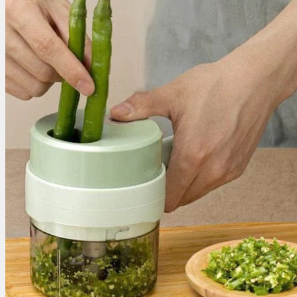 4-i-1 Multifunktionel Hakker – Alt-i-en Køkkenmaskine kitchen accessory Tech Butik