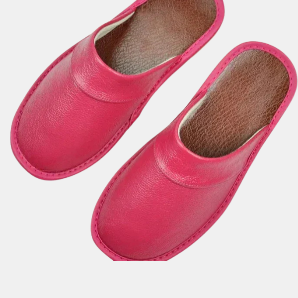 Klassiske Læder Herretøfler – Komfortabelt og Holdbart Indendørs Fodtøj Slippers Tech Butik