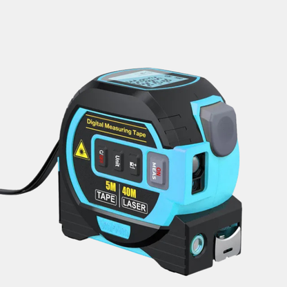 3-i-1 Laser Målebånd – Præcist Måleværktøj til Afstand Measuring Tools Tech Butik Blå 40m