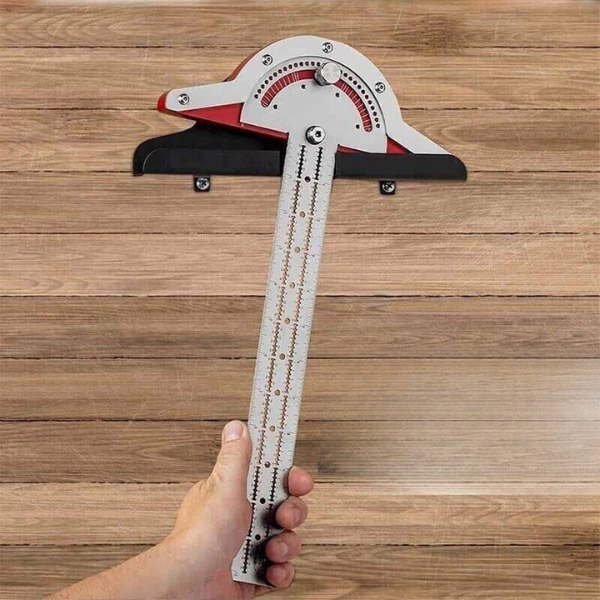 Multifunktionel Vinkelmåler & Vinkel Finder Lineal – Perfekt til Gør-Det-Selv og Professionelle Measuring Tools Tech Butik