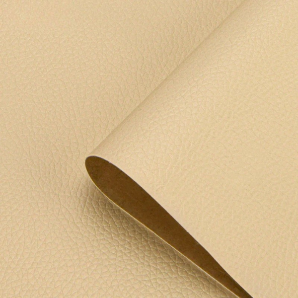Selvklæbende Læderlap – Nem Reparation til Møbler og Tilbehør Leather Repair Patch Tech Butik Beige 50cm X 68cm