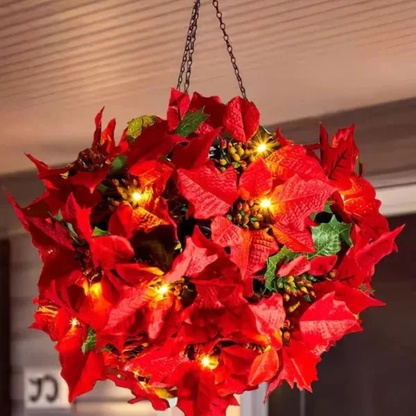 Lyse Blomst Poinsettia – Festlig og Livlig Dekoration home decor Tech Butik