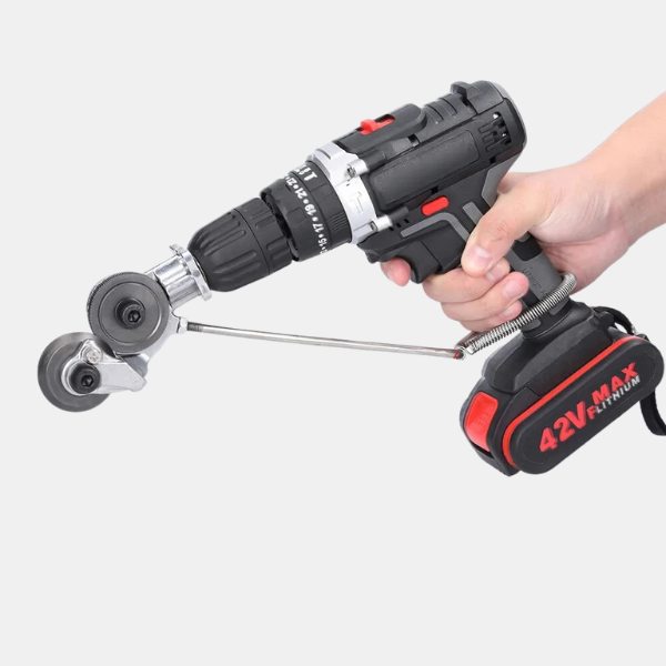 Elektrisk Borebits Adapter Til Metalskiver – Skarpe Saks Og Stanseværktøj Til Stål Og Legering Tech Butik