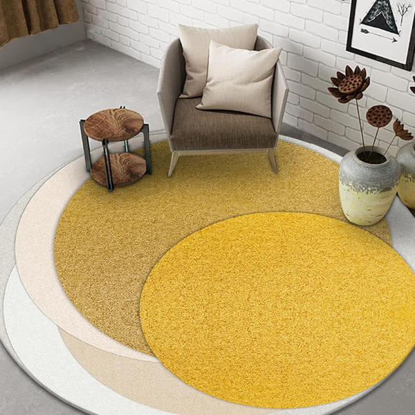 Bløde Geometriske Gulvtæpper – Moderne Komfort til Stue og Udendørsarealer Rugs Tech Butik E Rund