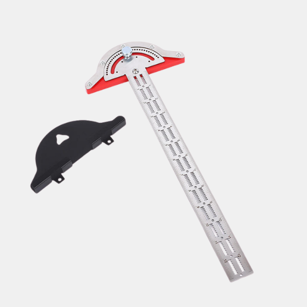 Multifunktionel Vinkelmåler & Vinkel Finder Lineal – Perfekt til Gør-Det-Selv og Professionelle Measuring Tools Tech Butik 21 cm / 8.26 In