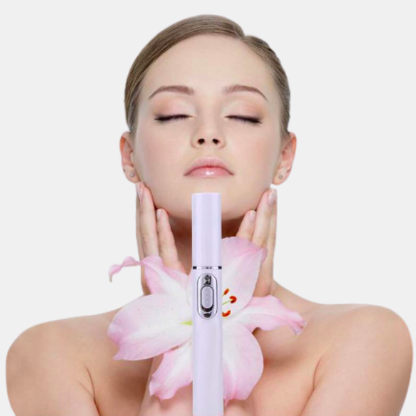 Blå Lys Hudterapi Laserpen – Kompakt Hudplejeværktøj til Daglig Brug Skin Care Tech Butik