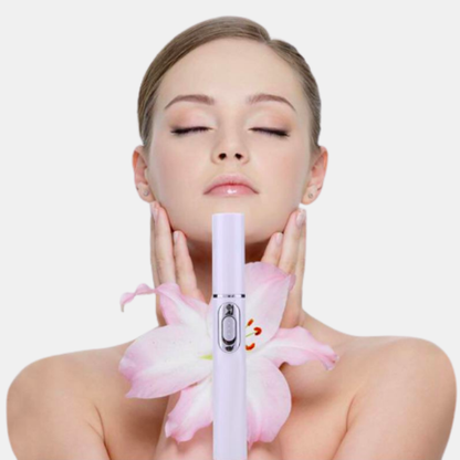 Blå Lys Hudterapi Laserpen – Kompakt Hudplejeværktøj til Daglig Brug Skin Care Tech Butik