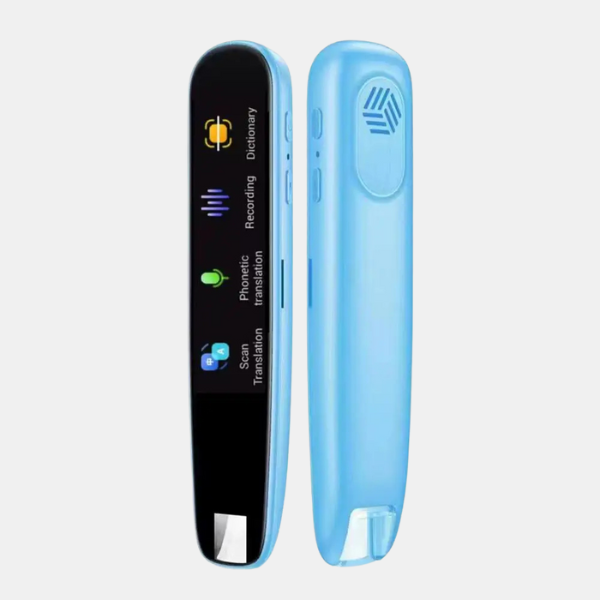 Bærbar Smart Oversætterpen – Øjeblikkelig Flersproget Tekstgenkendelse Electronics & Gadgets Tech Butik Blå Pen