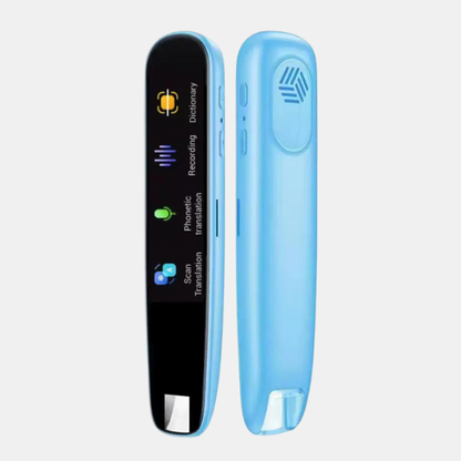 Bærbar Smart Oversætterpen – Øjeblikkelig Flersproget Tekstgenkendelse Electronics & Gadgets Tech Butik Blå Pen