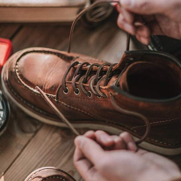 Robuste Herre Moccasin Toe Arbejdsstøvler – Førsteklasses Full Grain Læder Boots Tech Butik