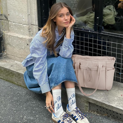 Multi-Funktionel Quiltet Puffer Shopper – Rummelig Rejse- og Arbejdstaske med Kop-holder og Laptoprum Bags Tech Butik