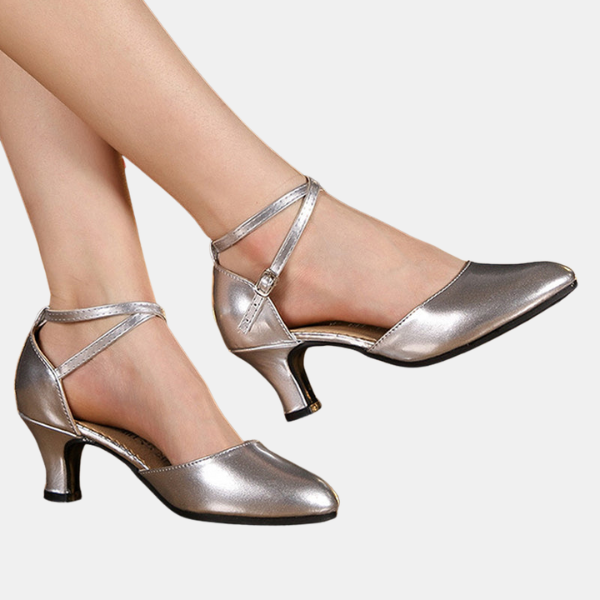 Damesko til Dans – Elegant Støtte til Moderne Dans Heels Tech Butik Sølv 33 5.5 cm