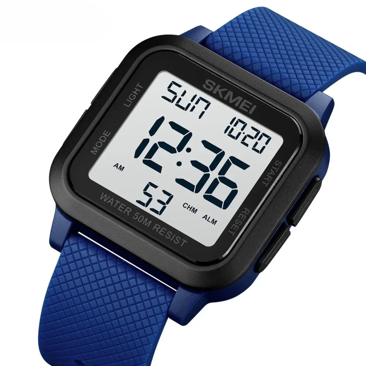 Digitalt Ur – Ergonomisk Rem for Komfort Hele Dagen Watches Tech Butik Blå