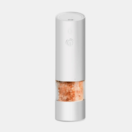 Genopladelig Elektrisk Trækværn – Perfekt til Salt, Peber og Krydderier Kitchen Accessories Tech Butik Hvid