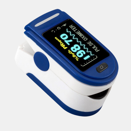 Smart Finger Pulsoximeter – Konsekvent og Pålidelig Sundhedsovervågning Pulse Oximeters Tech Butik Blå