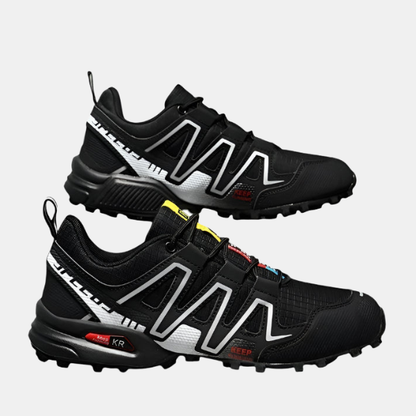 Herres Holdbare Vandresko – Komfort i Alt Terræn & Langvarig Støtte Shoes Tech Butik Sort 39