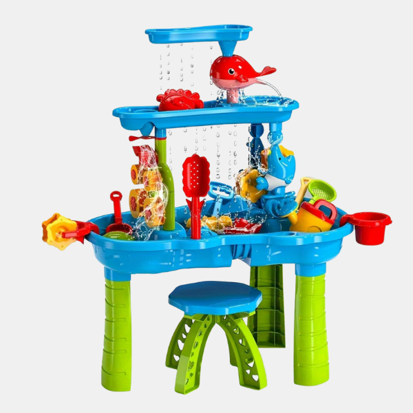 Børns Sand- og Vandbord – Interaktiv Legestation med 15 Sjove Tilbehør Kids Water Table Tech Butik Misligholdelse