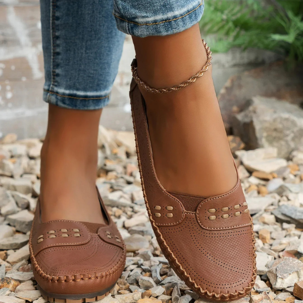 DameKlassiker Loafers - Ubetinget Elegance med Komfort Hele Dagen Shoes Tech Butik