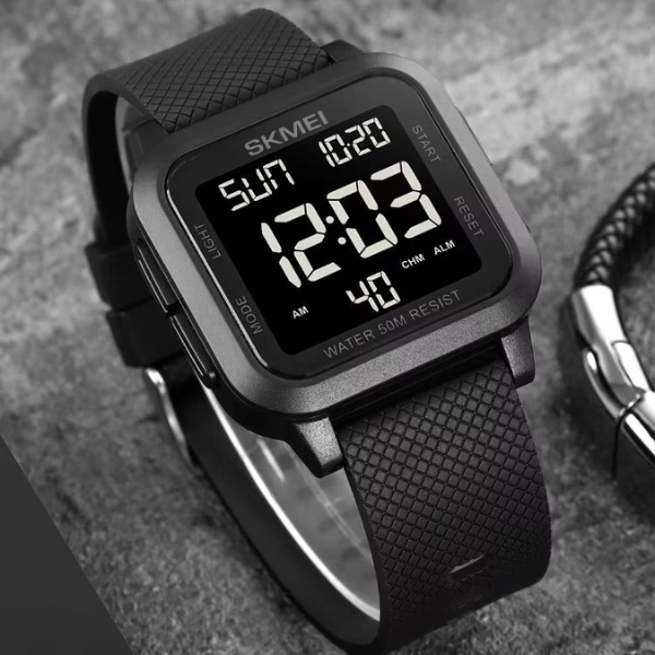 Digitalt Ur – Ergonomisk Rem for Komfort Hele Dagen Watches Tech Butik