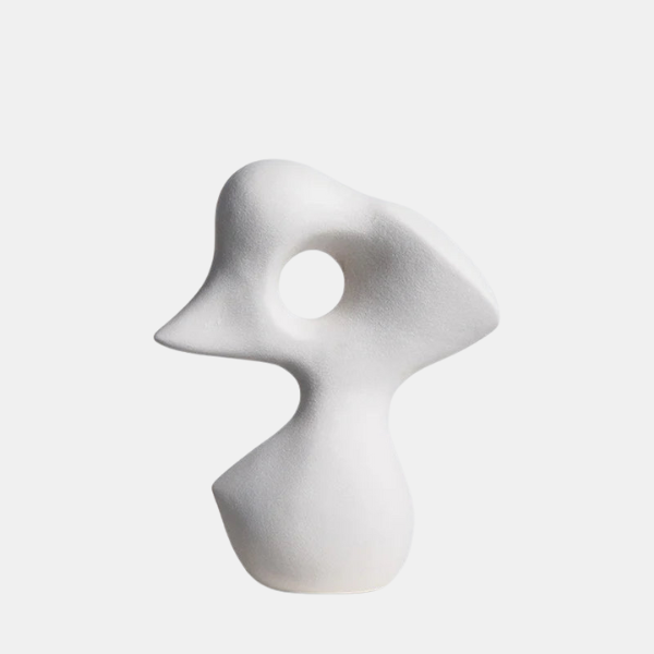 Moderne Keramisk Abstrakt Skulptur – Kunstnerisk Dekoration til Hjem & Kontor Home & Decor Tech Butik Style 8 Skulptur