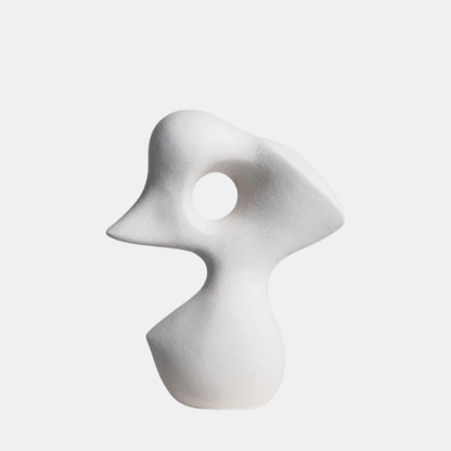 Moderne Keramisk Abstrakt Skulptur – Kunstnerisk Dekoration til Hjem & Kontor Home & Decor Tech Butik Style 8 Skulptur