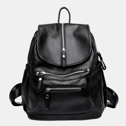 Vintage Elegance Premium Læderrygsæk – Stilfuld, Komfortabel og Holdbar Bags Tech Butik Sort