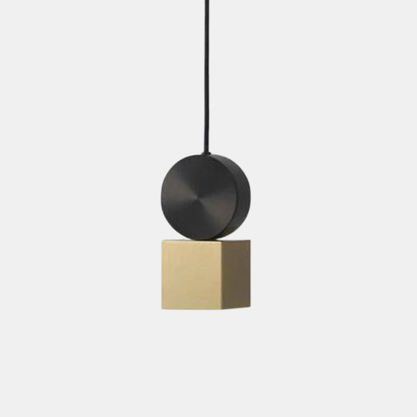 Kreativ LED Pendellampe – Moderne Design til Indendørs Stemning Lamps & Lighting Tech Butik B D8.H18CM Sort & Guld