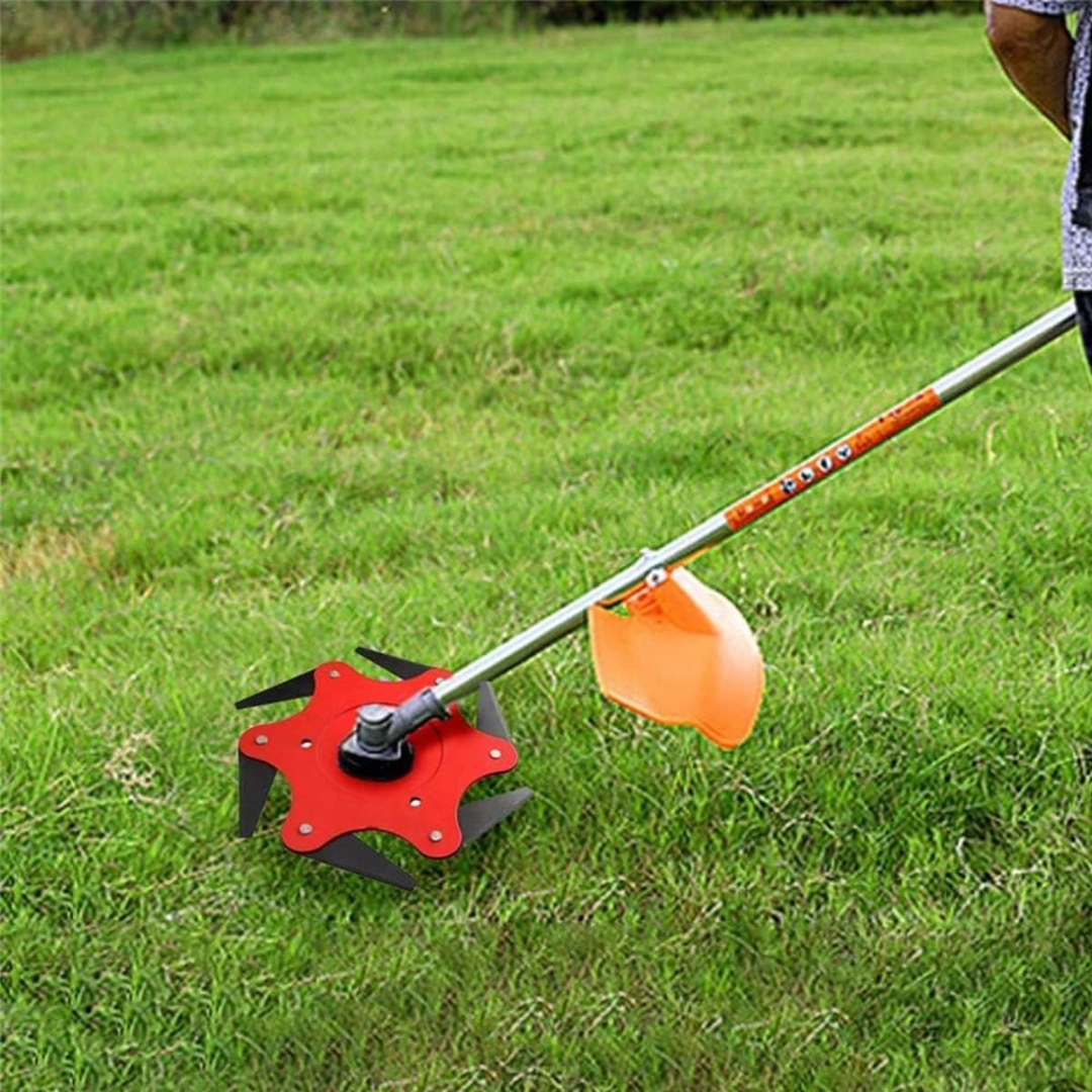 6-bladet ståltrimmerhoved – kraftfuld skæring til nem havevedligeholdelse Garden & DIY Tech Butik