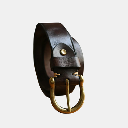 Premium Herre Læderbælte – Slankt Design til Hverdagsbrug Belts Tech Butik Brun 39.3″ / 100cm