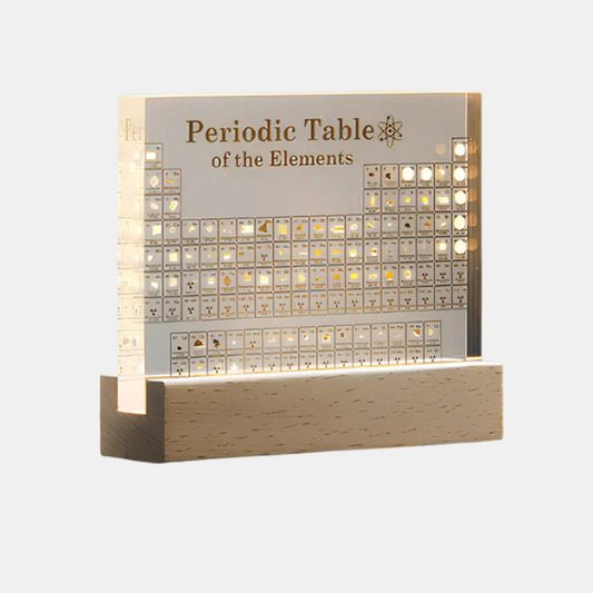 Rigtige Elementer Periodiske TabelOrnamenter – USB-lysholder til unik indretning Arts and Crafts Tech Butik Lille