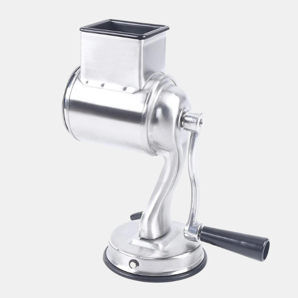 Multifunktionel Roterende Madrivjern – Riv og Skær Til Nem Madforberedelse Multi-Functional Kitchen Rotary Food Grater/Shredder/Slicer Tech Butik