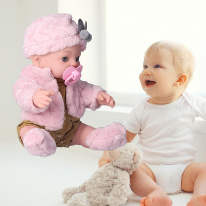 Realistisk Silikone Babydukke – Blød & Interaktiv Legemakker Interactive Baby Doll Tech Butik