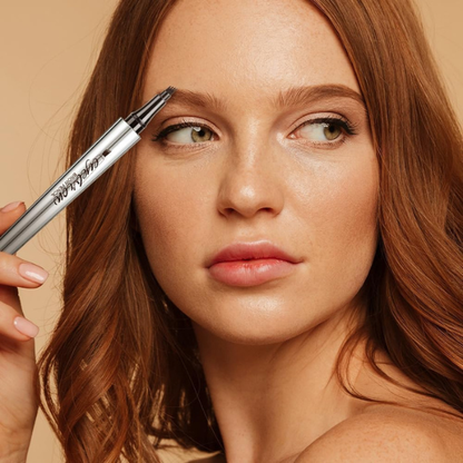 Langtidsholdbar Vandtæt Øjenbrynspen – 2-Takket Flydende Pen Til Naturligt Look Beauty & Personal Care Tech Butik