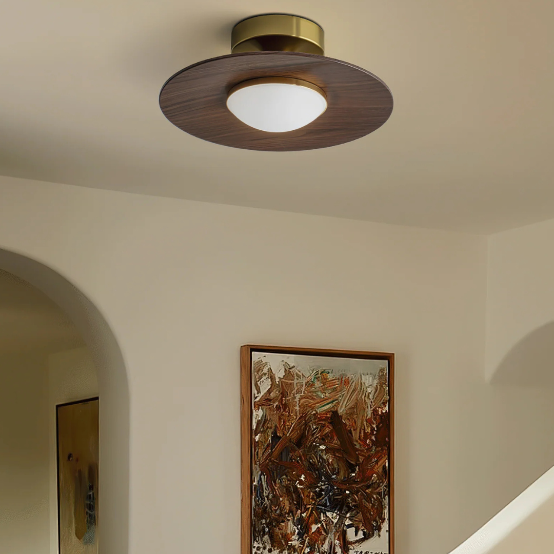 Moderne Loftlampe – Samtids­elegance med varme trædetaljer Ceiling Lamp Tech Butik