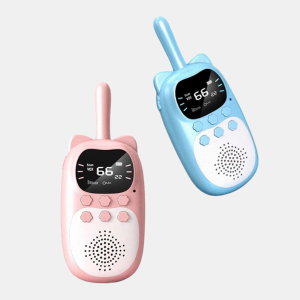 Børns Digitale Walkie-Talkier – 3 km Rækkevidde med LCD-display Digital Walkie Talkie Tech Butik