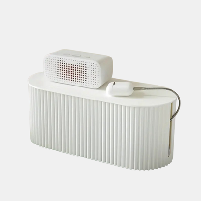 Kabelorganisator Opbevaringsboks – Smart og Pæn Ledningshåndtering Storage & Organization Tech Butik Hvid Opbevaringsboks