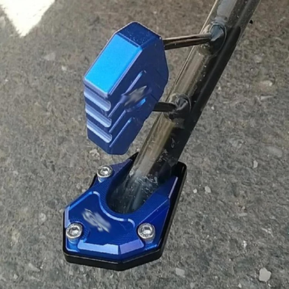 Motorcykel Støtteben-Forlænger Pad – Skridsikker Bred Støttebase Home Tech Butik Blå
