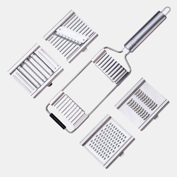 4-i-1 grøntsagsskærer – Effektiv skæremaskine til hurtig madlavning kitchen accessory Tech Butik 4 ark