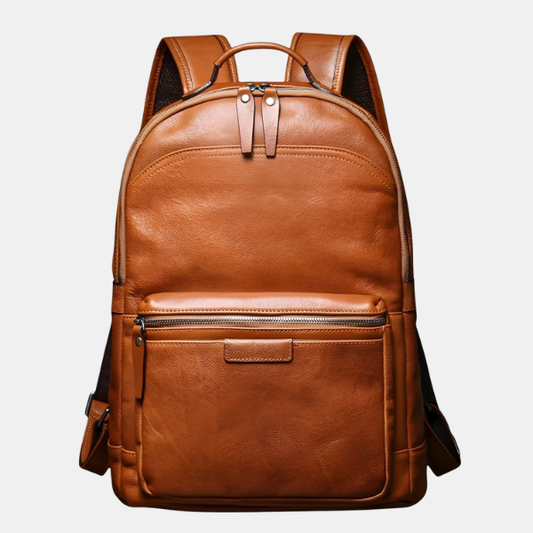 Luksus Læder Laptop Rygsæk – Premium Stilfuld Beskyttelse til Dine Tekniske Nødvendigheder Bags Tech Butik Mørk kaffe