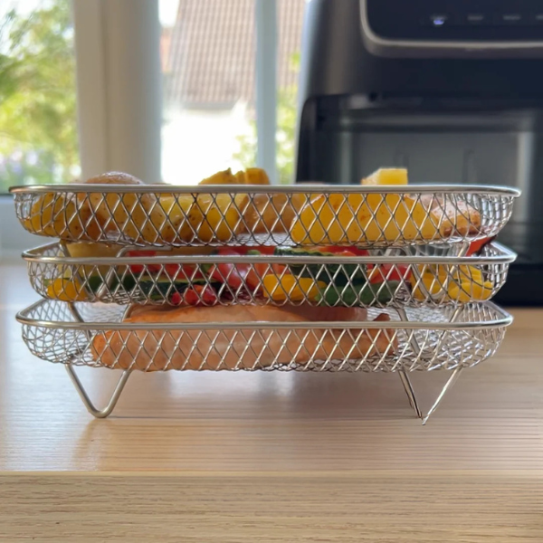 Kompakte Stabelbare Friturekurve – Effektiv Madlavning og Opbevaring kitchen accessory Tech Butik