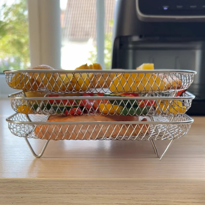 Kompakte Stabelbare Friturekurve – Effektiv Madlavning og Opbevaring kitchen accessory Tech Butik