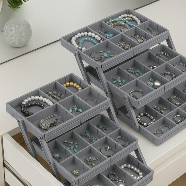 Udvidelig smart skuffeorganizer – Justerbar opbevaringsløsning til rodfrie skuffer Storage & Organization Tech Butik