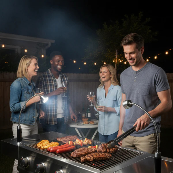 Magnetisk Grilllys – Kraftfuld Magnetisk LED til Grill & Udendørs Madlavning Kitchen Gadgets Tech Butik