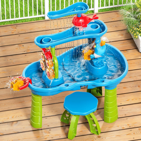 Børns Sand- og Vandbord – Interaktiv Legestation med 15 Sjove Tilbehør Kids Water Table Tech Butik