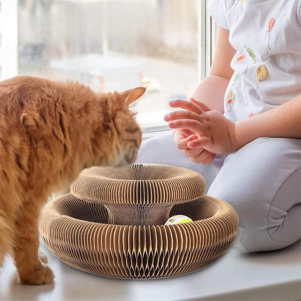 Interaktiv Kattekradsebræt – Afslappende og Sjovt for Din Kæledyrsven Pets Tech Butik