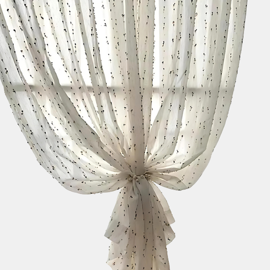 Elegant Regnbue Tylgardin – Let og Luftigt Vinduesgardin med Livlige Farveaccents Curtains Tech Butik Stang lomme 107 cm W x 160 cm L