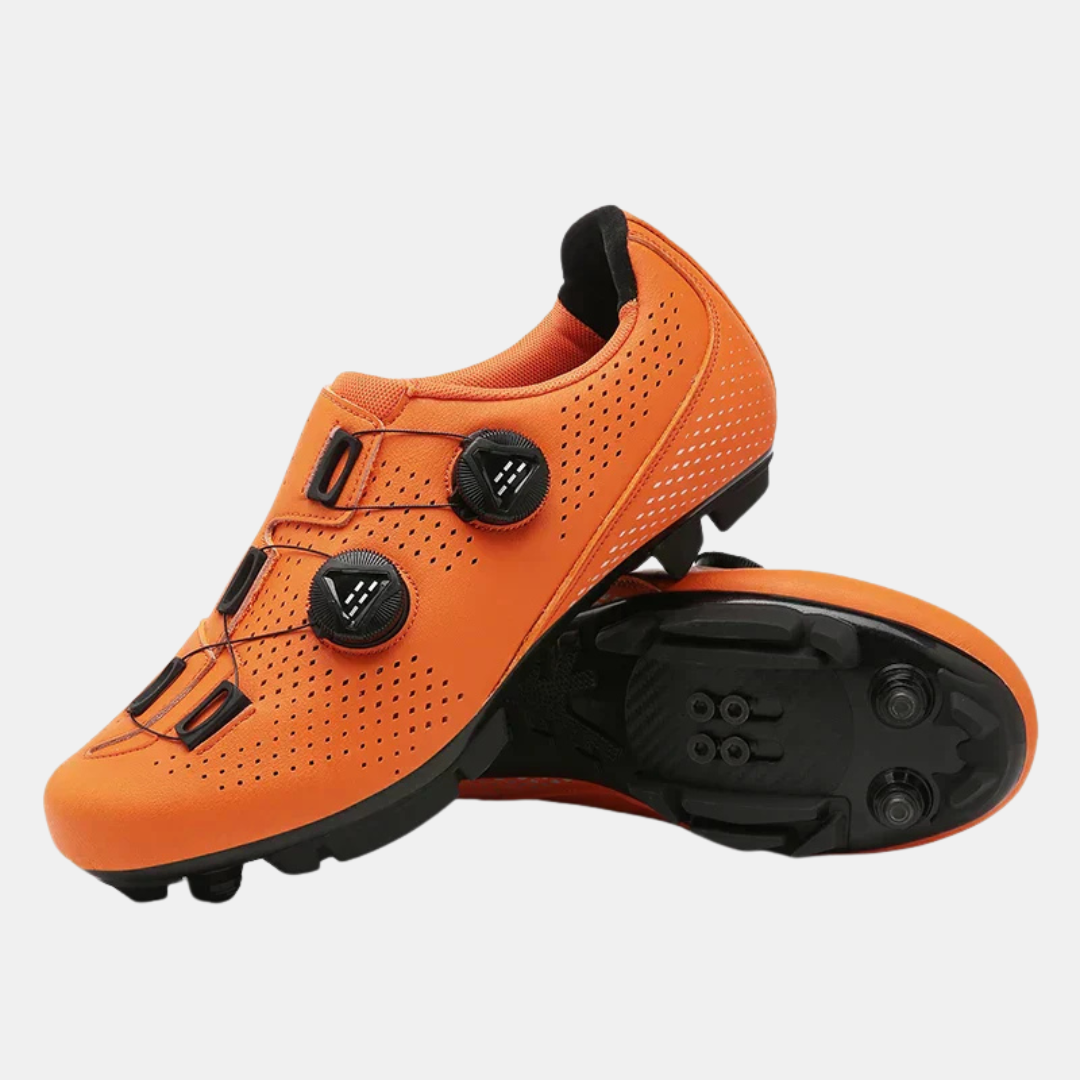 Cykelsko til landevej og mountainbike – stilfuld komfort til seriøse ryttere Shoes Tech Butik Orange MTB 36