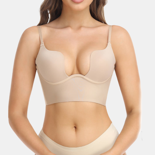 Premium Sømfri Rygløs BH – Usynlig Støtte med En Glat Finish Bras Tech Butik Beige A 70